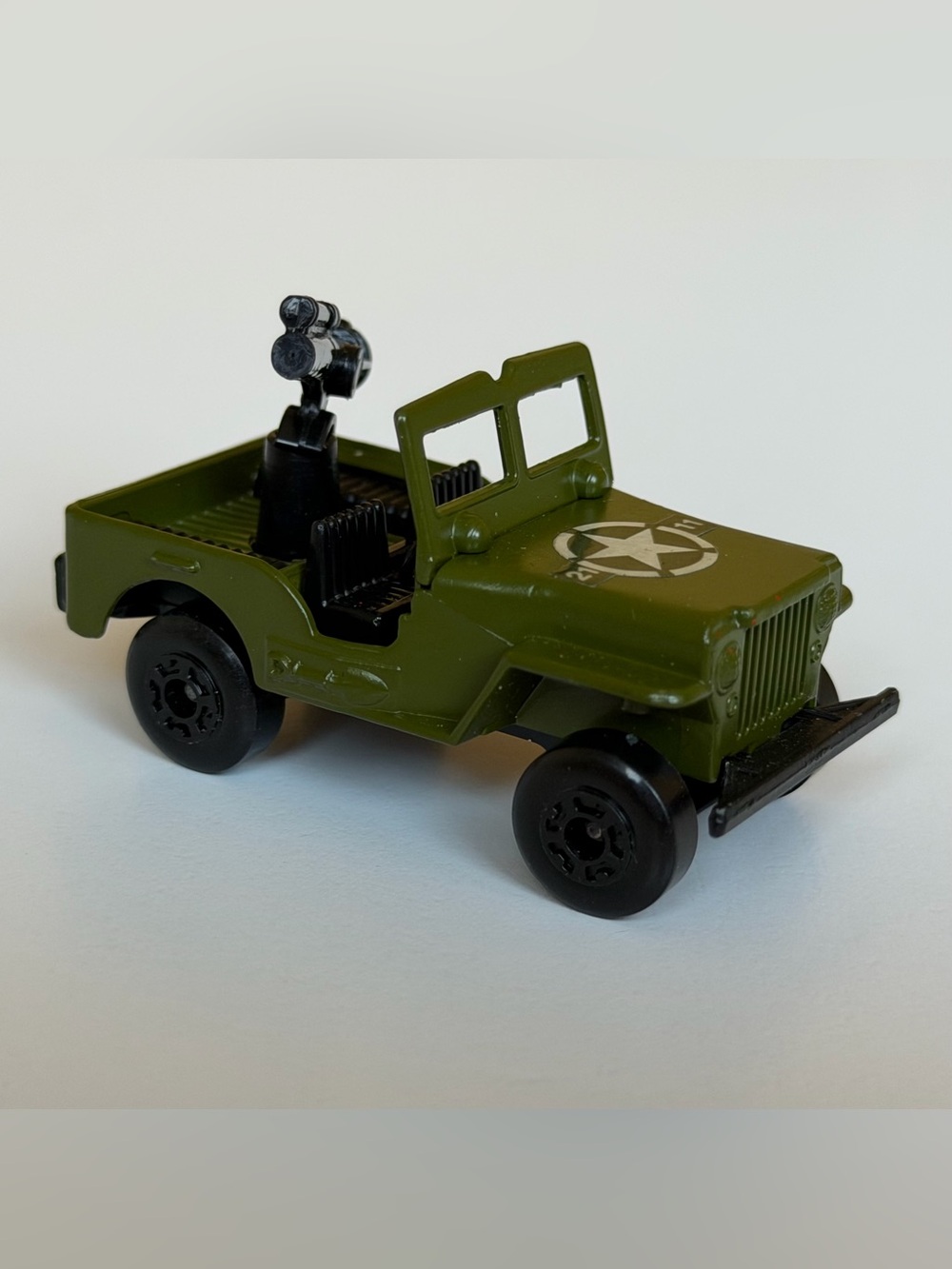 Vintage 1976 Matchbox Superfast No. 38 Military Jeep Lesney England
